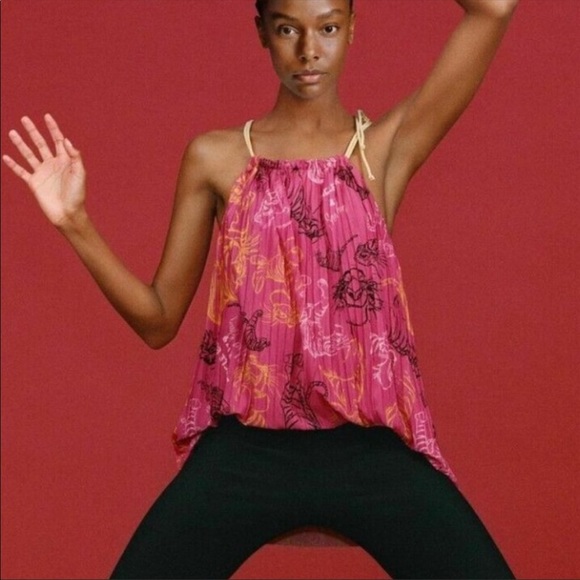 ZARA Disney Stories Collection Jungle Book Halter Top Pink Sleeveless Medium NWT - Picture 9 of 15